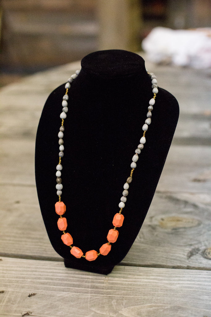 Coral Seed Necklace