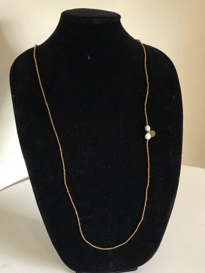Elastic Gold Bead Wrap bracelet/necklace